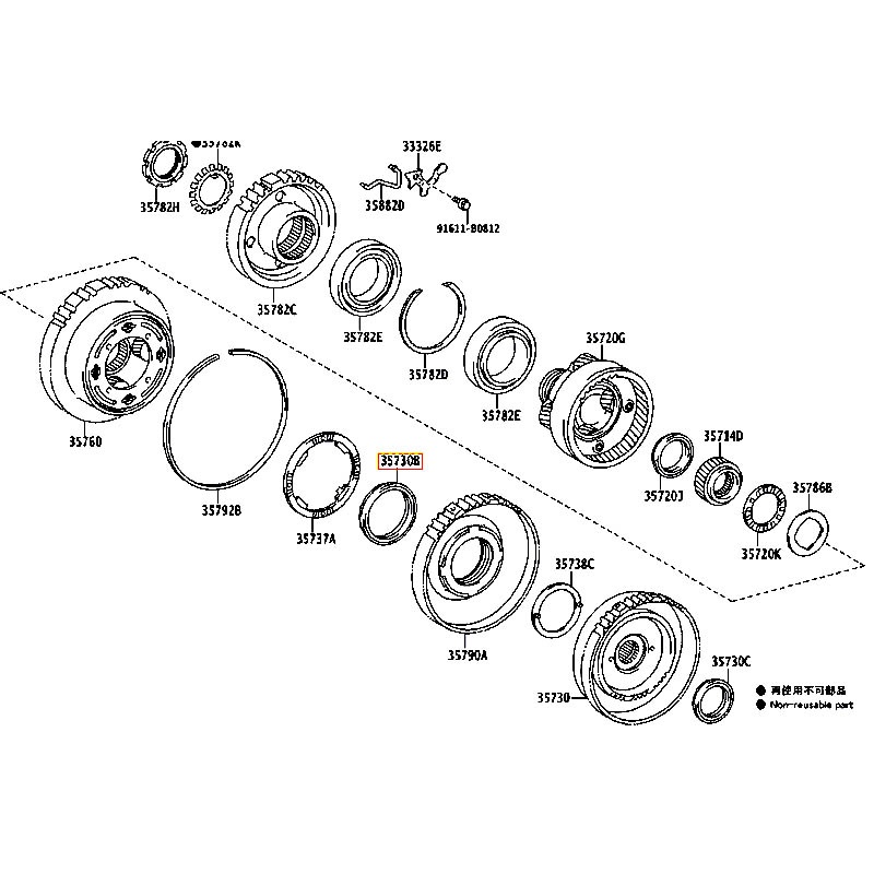 Bạc đạn Yaris - hãng TOYOTA | 9037443003