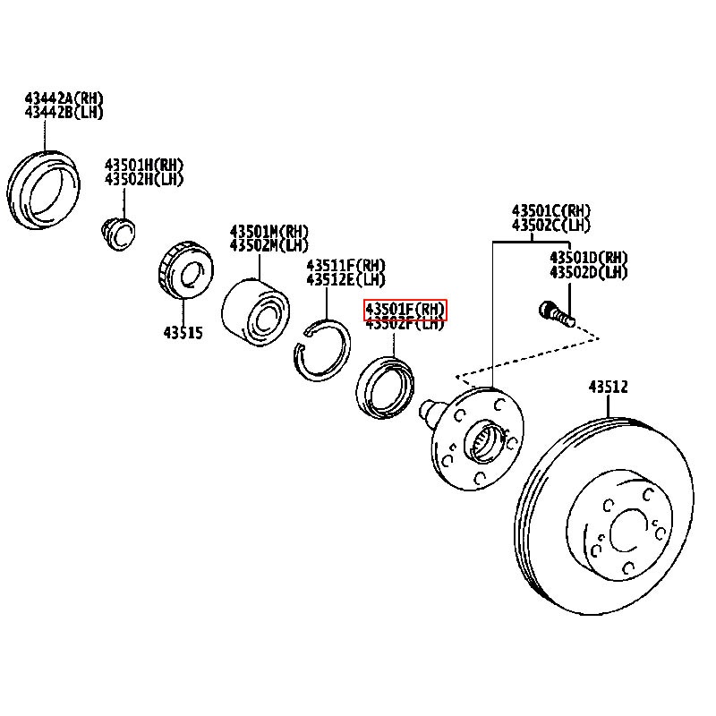 Phốt bánh trước Innova - hãng TOYOTA | 90311T0090