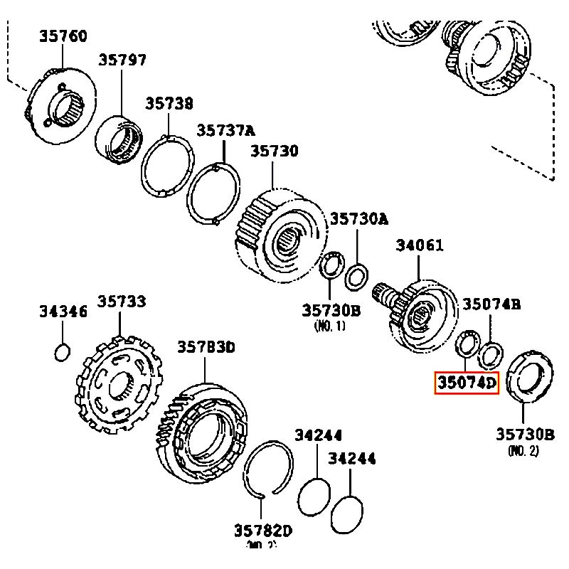 Bạc đạn RAV4 - hãng TOYOTA | 9037425010