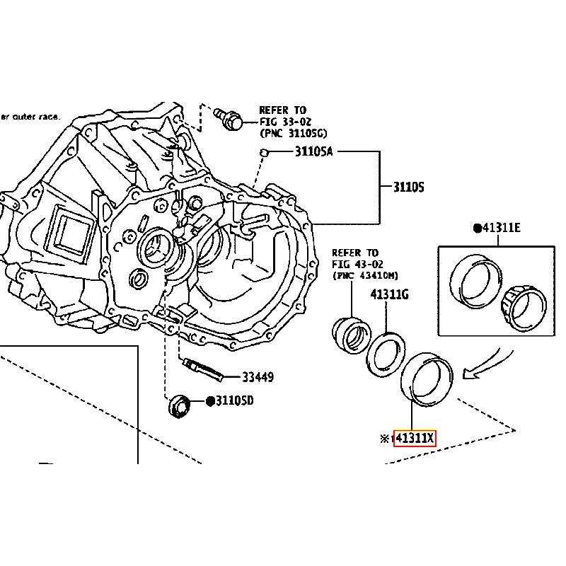 Bạc đạn Yaris - hãng TOYOTA | 90366T0089