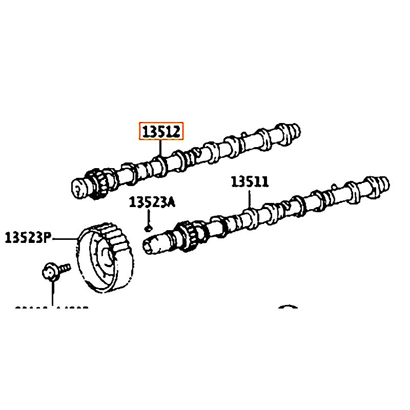 Trục cam Hiace - hãng TOYOTA | 135020L020