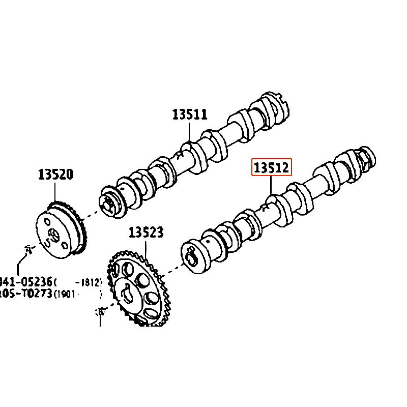 Trục cam Wigo - hãng TOYOTA | 13502BZ020