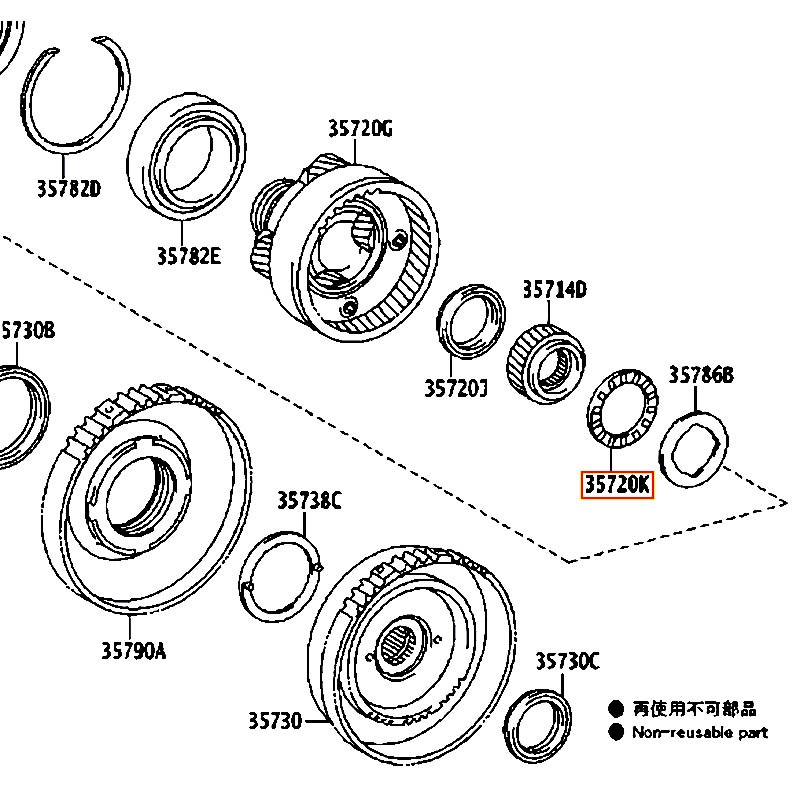 Bạc đạn Corolla - hãng TOYOTA | 9037433007