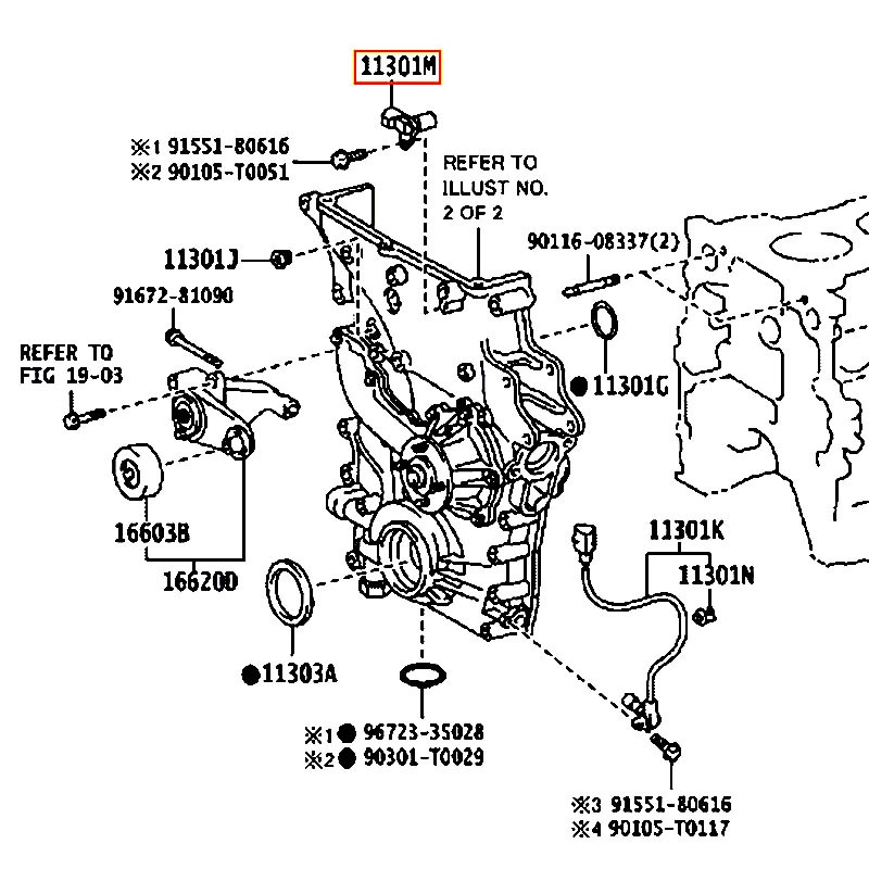 Cảm biến vị trí trục cam Hilux - hãng TOYOTA | 9091905036