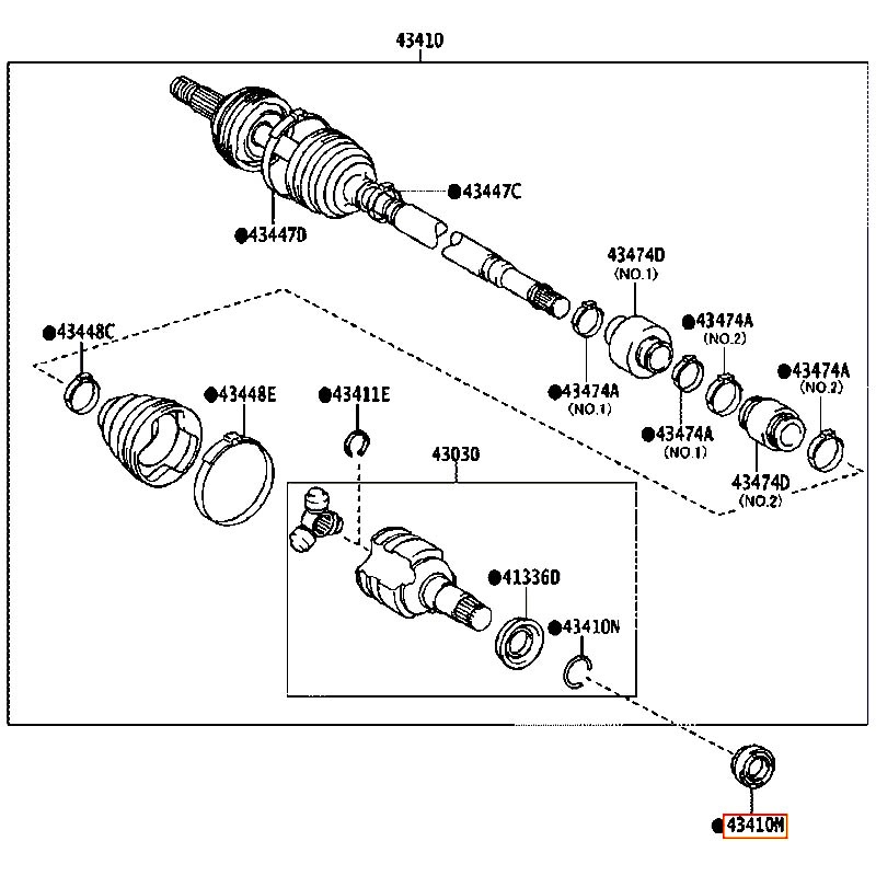 Phốt láp Vios - hãng TOYOTA | 90311T0104