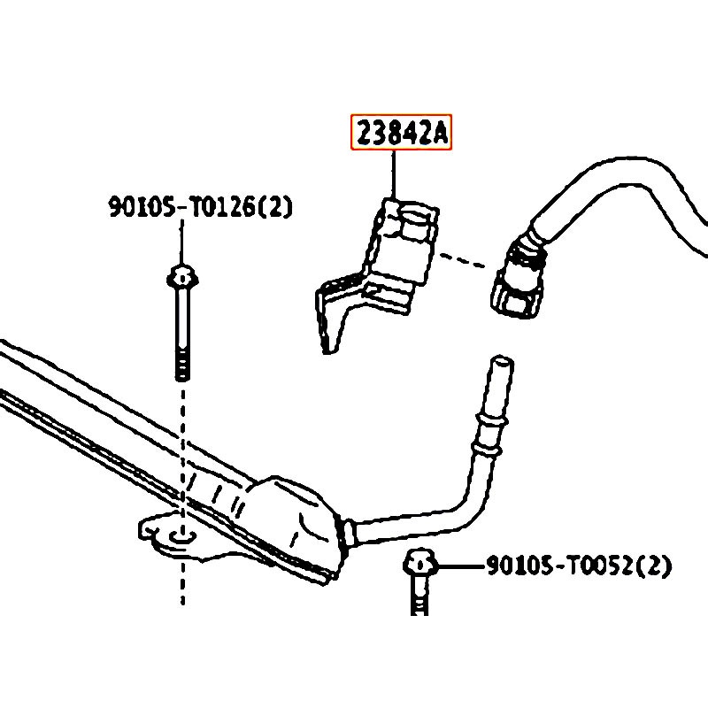 Van điều áp xăng Sienta - hãng TOYOTA | 238410Y040