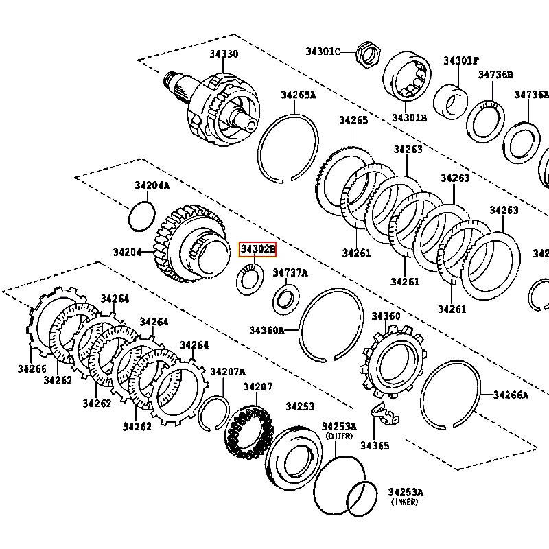 Bạc đạn Altis - hãng TOYOTA | 9037437007