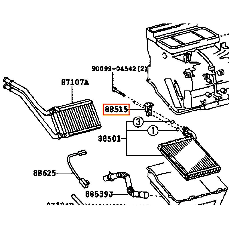 Van tiết lưu Vios - hãng TOYOTA | 885150D090