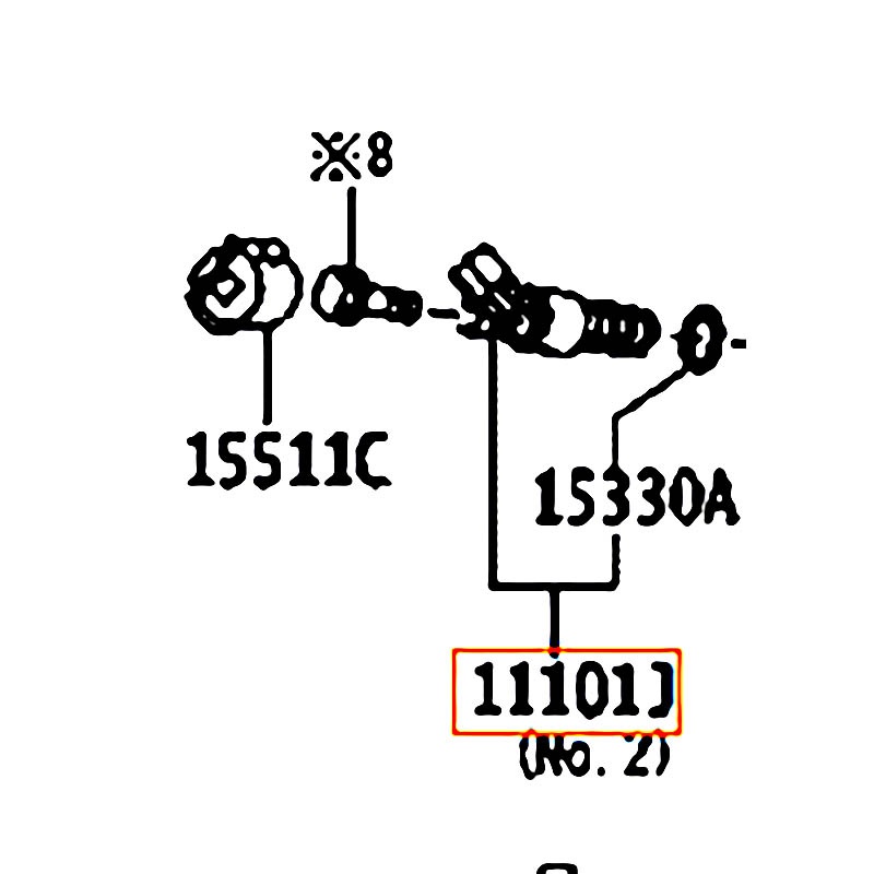 Van điều khiển nhớt Sienta - hãng TOYOTA | 153300Y050