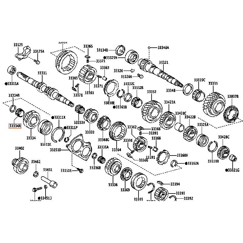 Bạc đạn đũa Yaris - hãng TOYOTA | 9036429001