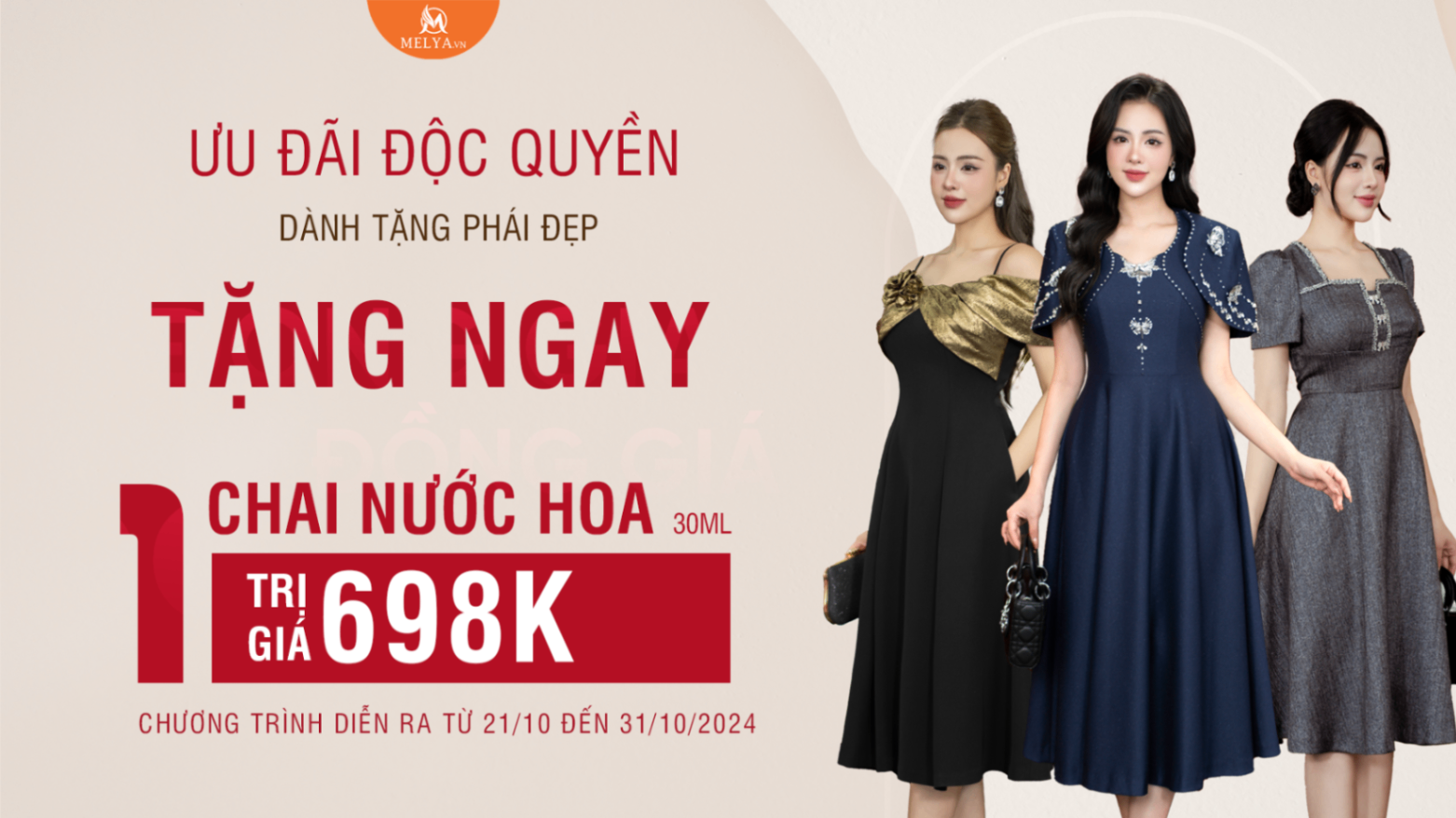 MELYA tri ân khách hàng yêu thương với ưu đãi độc quyền tháng 10!