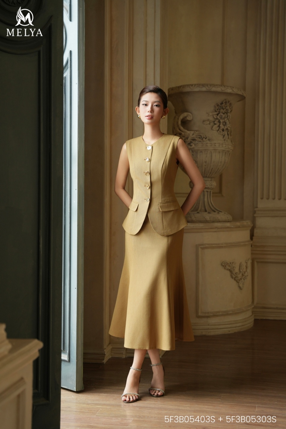 Áo kiểu - Gilê Timberline Charm - Nâu rêu
