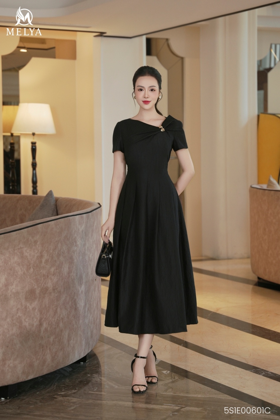 Đầm xòe - Ceva dress - Đen