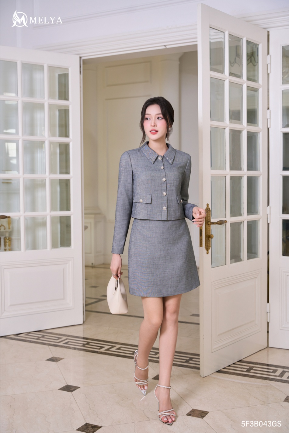 Set bộ Áo khoác lửng + CV A Moonlight
