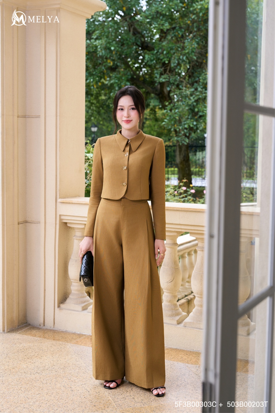 Quần - Xếp ly Mocha Pleat - Nâu rêu