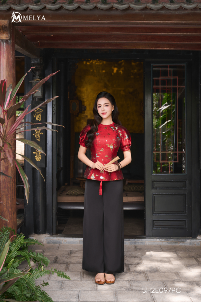 Pháp phục - Kim vân - Đỏ phối đen