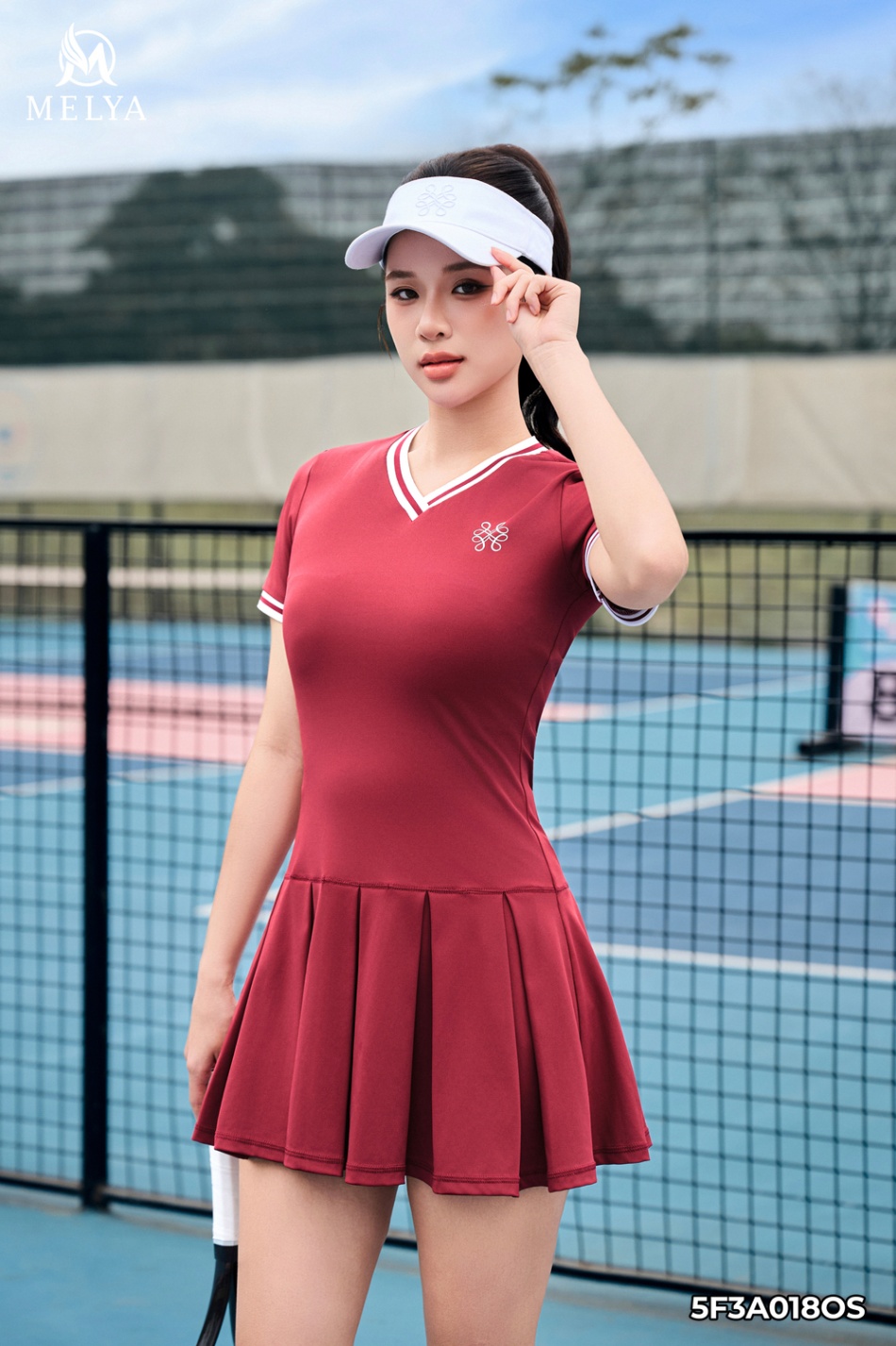 Đầm pickleball - Dynamic duo - Đỏ