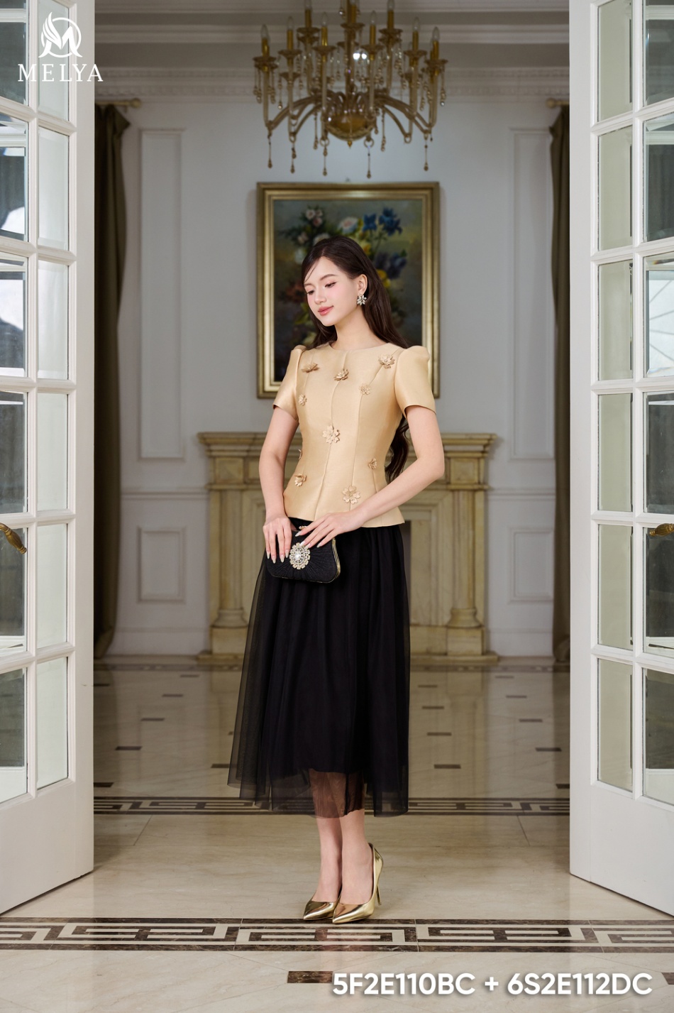 Áo kiểu - Thiên hương - Vàng đồng