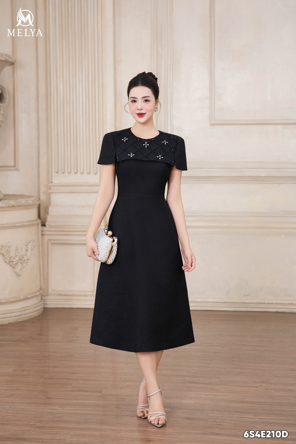 Đầm A - Black ruby - Đen