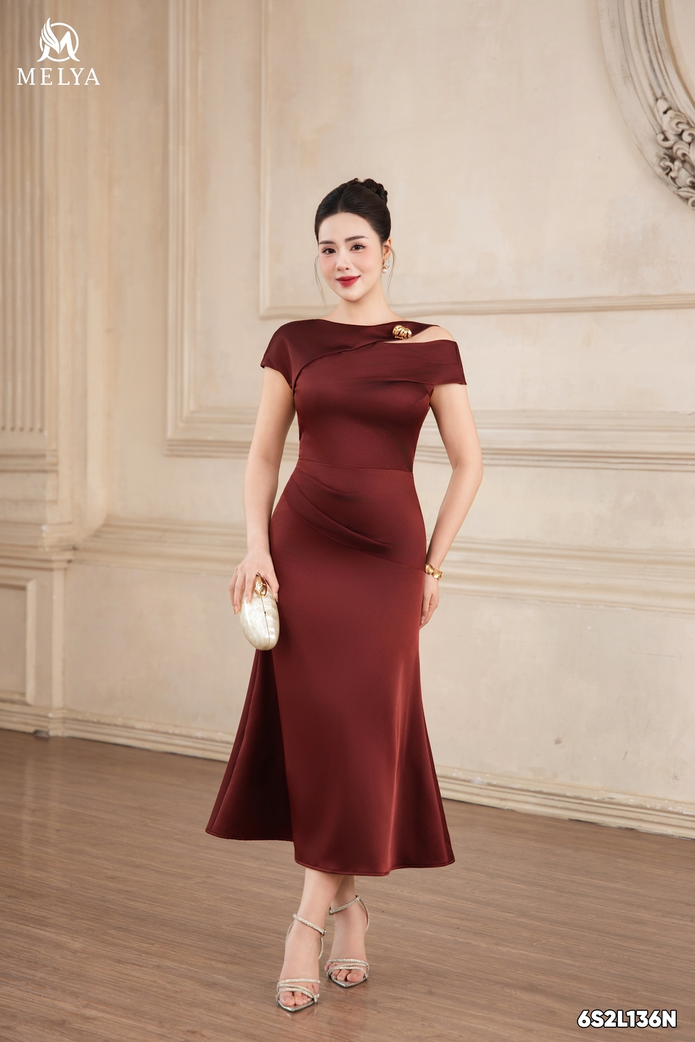 Đầm đuôi cá - Imperial garnet - Nâu đỏ