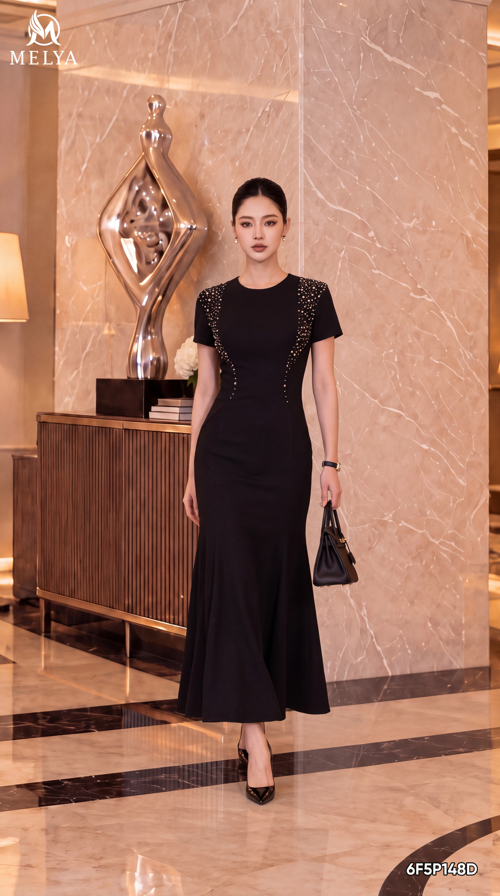 Đầm đuôi cá - Luna dress - Đen