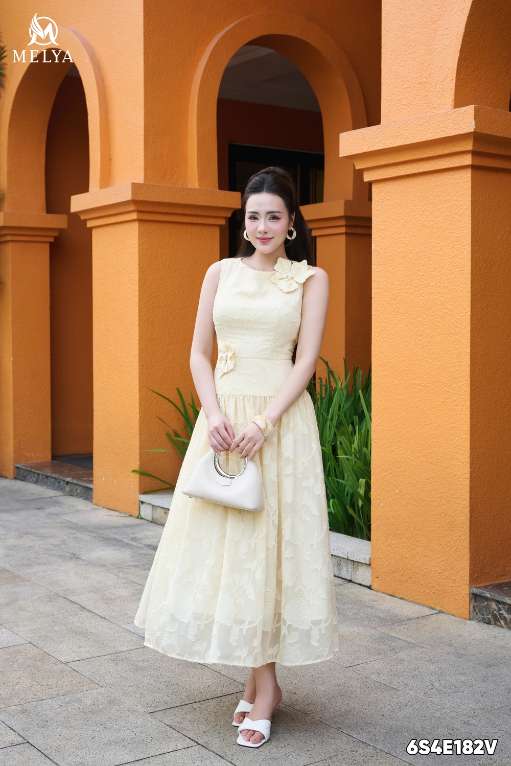 Đầm maxi - Apricot golden - Vàng pastel