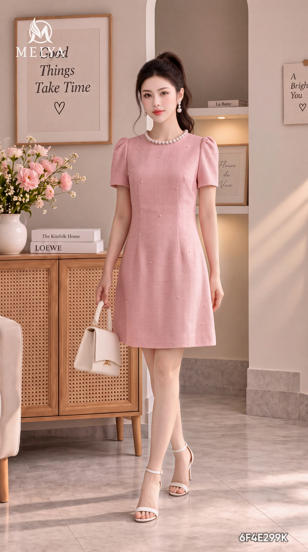 Đầm suông - Rosy gleam