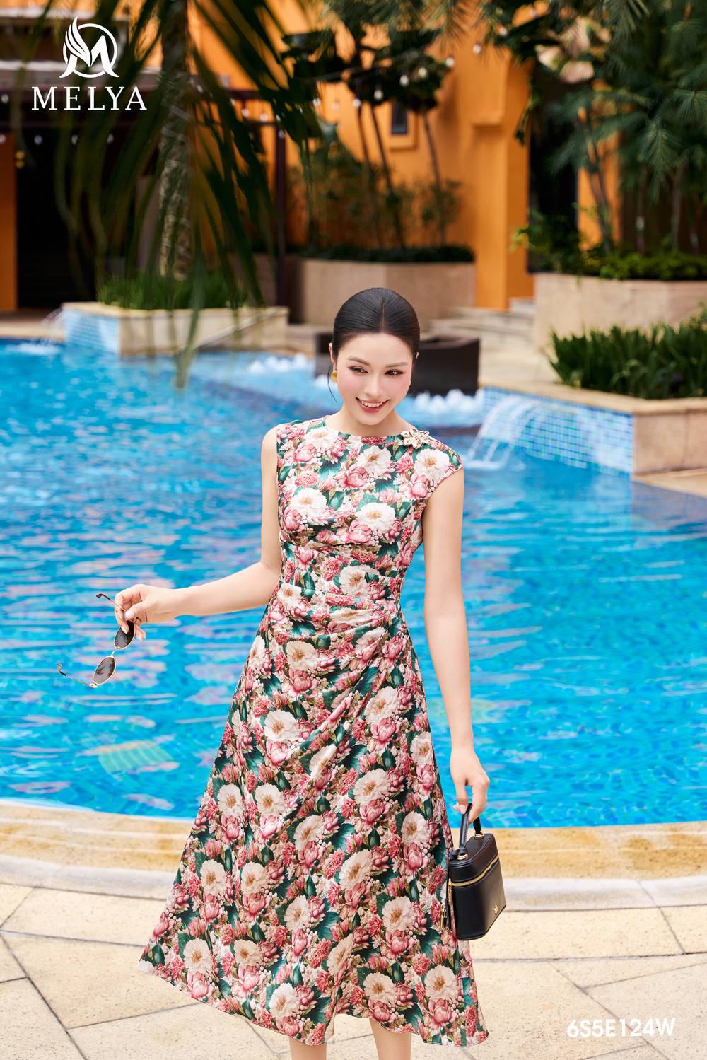 Đầm xòe - Flora muse - Họa tiết