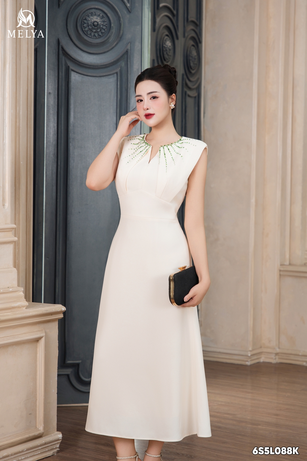 Đầm xoè - Ivory muse - Kem