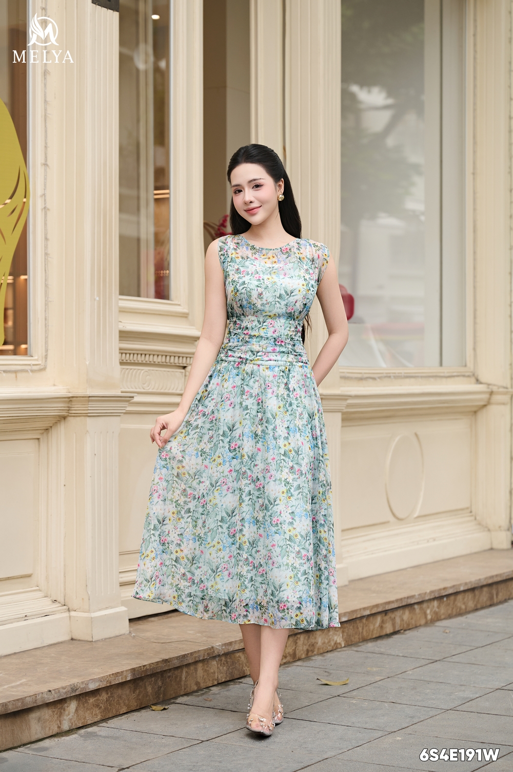 Đầm xoè - Thanh xuân - Xanh bạc hà