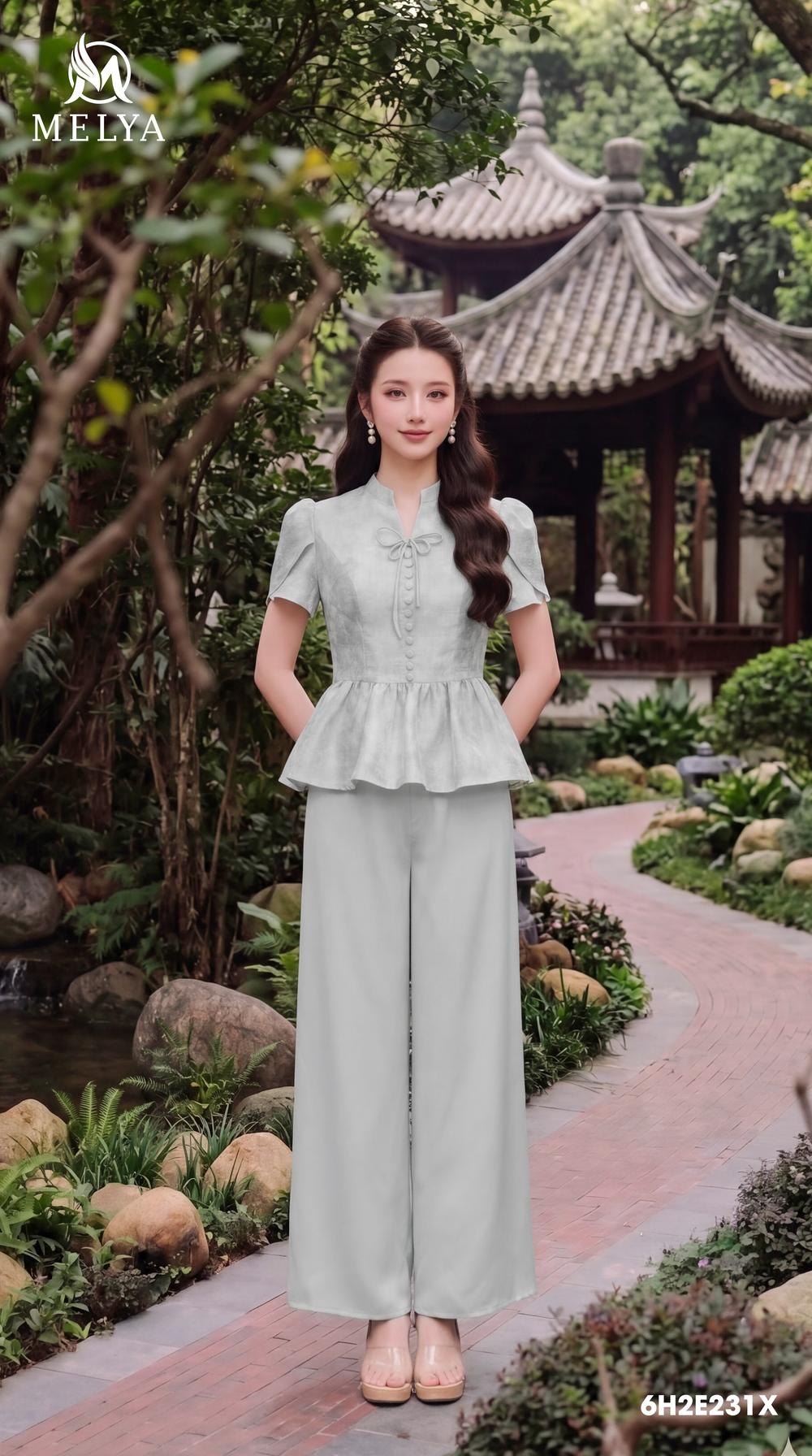 Pháp phục - Nhã uyển - Xanh bạc hà