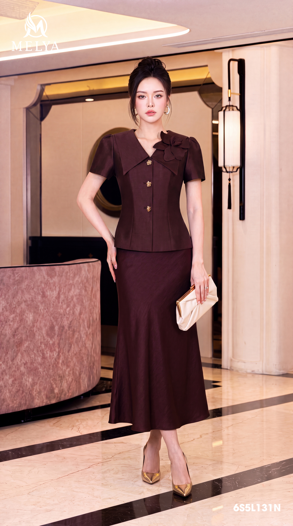Set bộ - Burgundy - Đỏ rượu vang