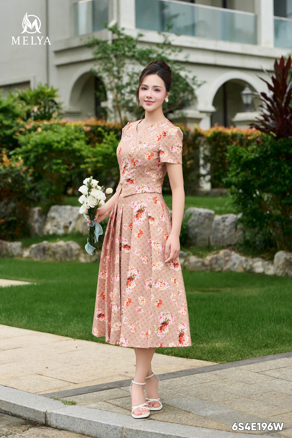 Set bộ - Melya bloom - Nâu tây
