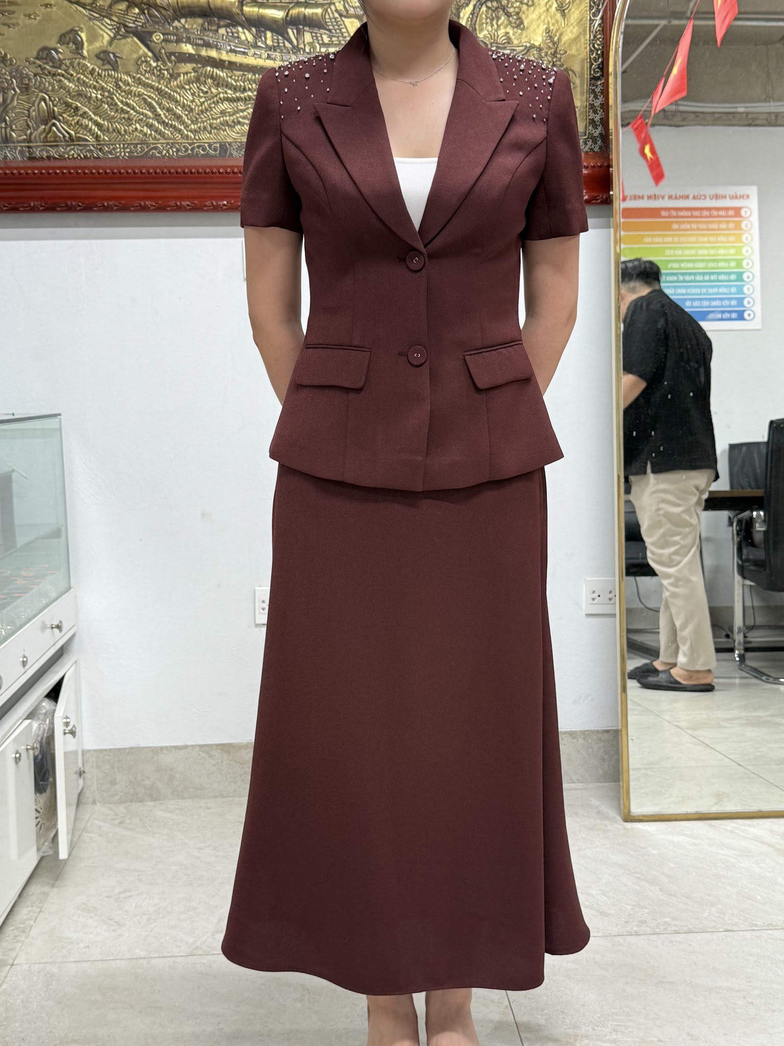 Set bộ - Sienna grace - Nâu đỏ