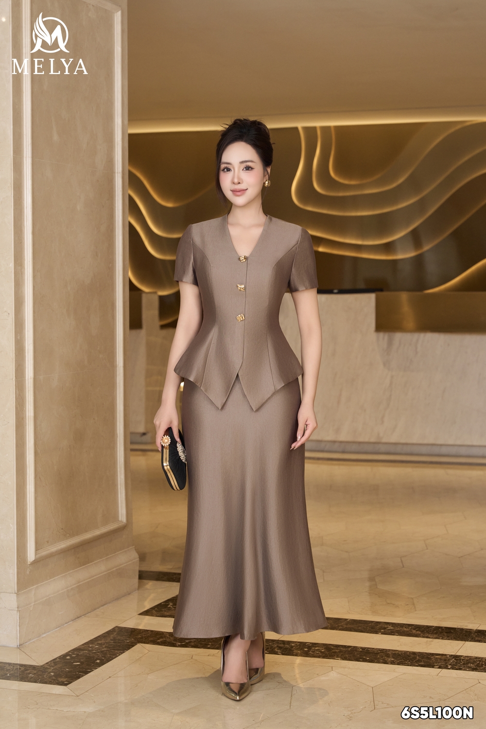 Set bộ - Sienna grace - Nâu lạnh