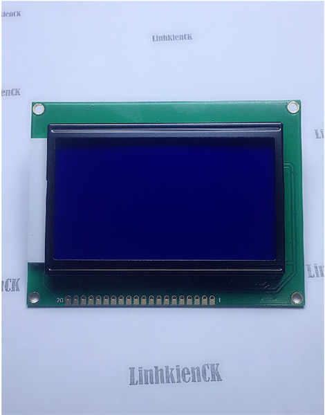 LCD Graphic 128x64 dòng KS0108 (Màu xanh dương)