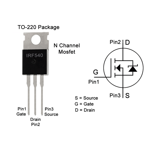 Mosfet IRF4905 74A 55V P-Channel