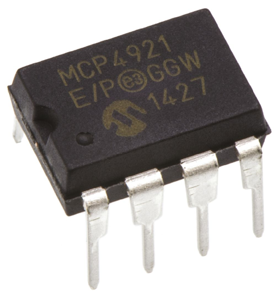 MCP4921 4921E DIP8 DAC 12-Bit D/A converter SPI interface