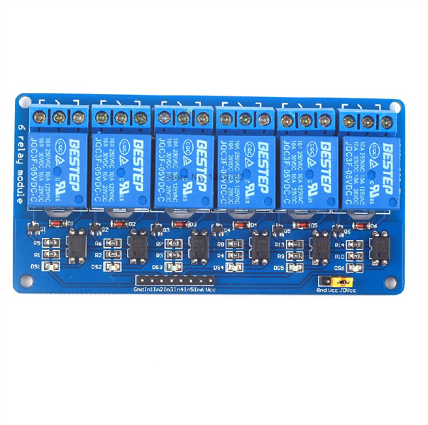 Module 6 Relay 5V (điều khiển cách ly)