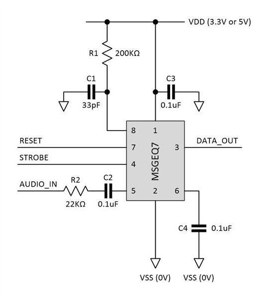 MSGEQ7 DIP-8