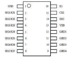 IC Driver TM1651 TM 1651 SOP 16