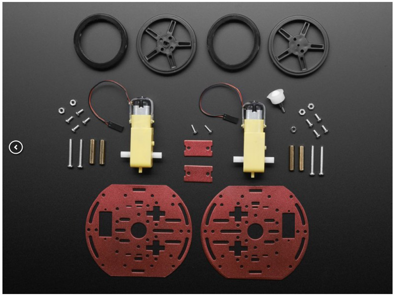 Khung xe 3 bánh (MINI KIT 2WD WITH DC MOTORS ROBOT CHASSIS)