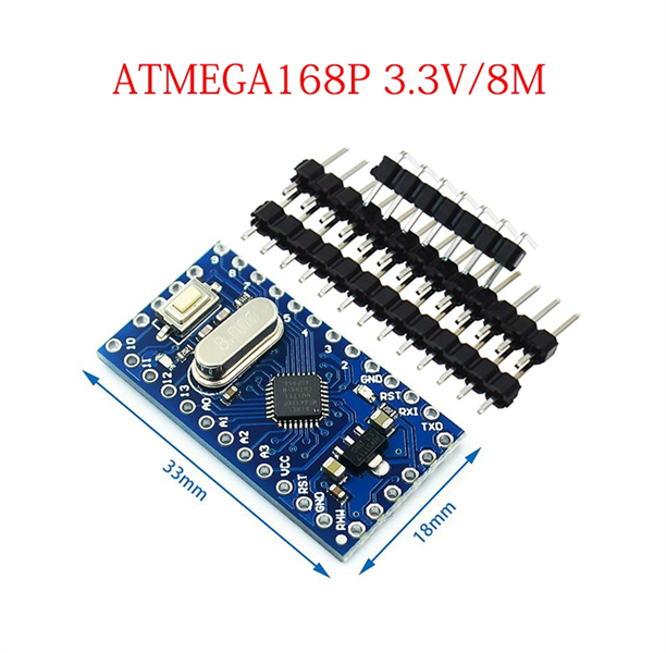 Kit mini pro168 Atmega168 3.3V 8M