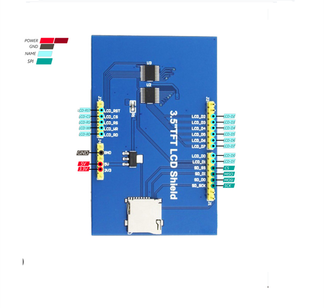 Màn Hình Lcd 3.5 Inch Tft Spi 480x320 3.5inch Cho Arduino