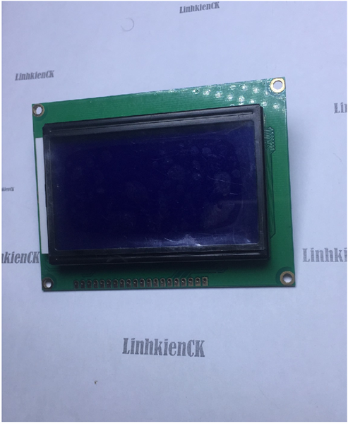 LCD Graphic 128x64 dòng ST7920 (Màu Xanh Dương)