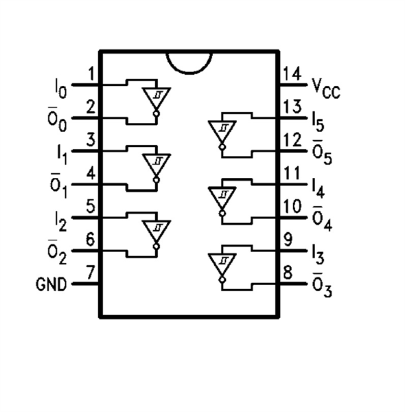 IC 74HC14D 74HC14 SN74HC14D SOP14