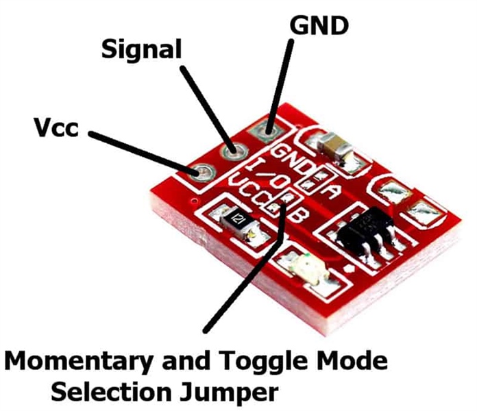 Module Nút Cảm Biến Chạm TTP223 - Touch sensor (5 cái)