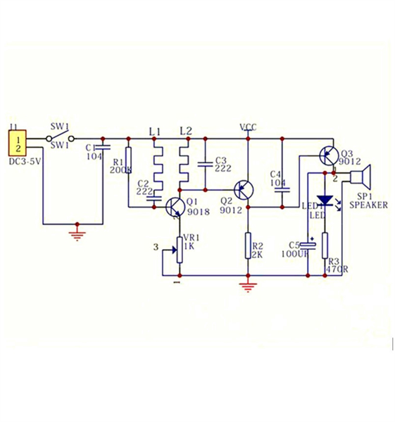 Module Cảm Biến Dò Kim Loại DIY Dc 3v-5v 60mm Chuyên Dụng