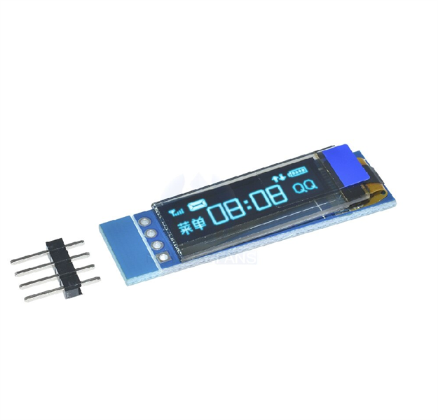 Màn Hình Oled 0.91 Oled 128x32 I2C (Màu Xanh Dương )