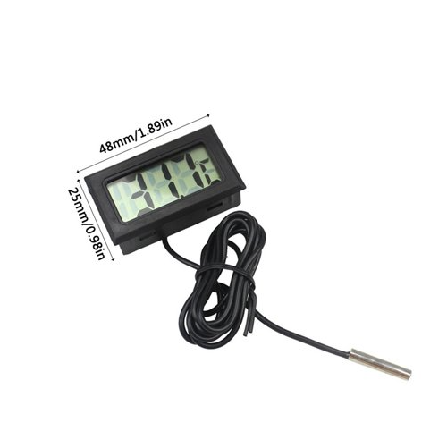 Nhiệt kế DIGITAL THERMOMETER LCD / Cảm Biến Nhiệt Độ Màn Hình LCD -50°C Sang +110°C (kèm pin)